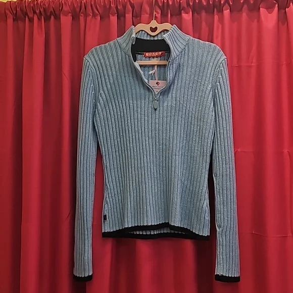 y2k Bongo Quarter Zip Sweater - Picture 6 of 6